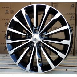 R18x8 5X112 ET 44 57.1 F1526 Black Polished (MB) For SKODA (P1)