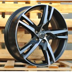 R19x7.5 5X108 ET 50.5 63.4 F5302 Black Polished Matt (MBM) For VOLVO (K7)