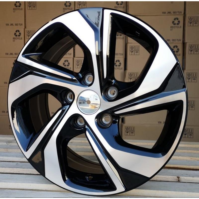 R16x7 5X114.3 ET 50 64.1 F5716 Black Polished (MB) For HOND (R) R16x7 5X114.3 ET 50 64.1 F5716 Black Polished (MB) For HOND (R)