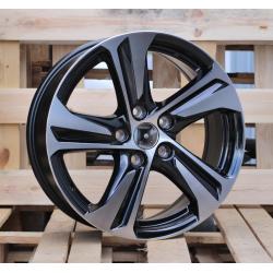 R16x6.5 5X98 ET 25 58.1 F5832 Black Polished (MB) For RACIN (P) ((AKC 70 Eur))