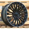 R19x8.5 5X112 ET 40 66.6 FBX132 Black+Polished Lip (BLPL) For MER (Z5) (HYBRID FORGED Rear+Front)