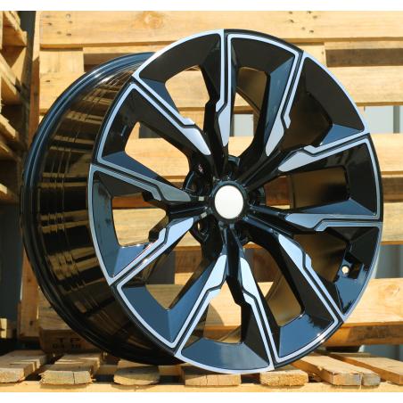R21x10 5X112 ET 41 66.6 FBX144 Black Polished (MB) For BMW (Z5) (HYBRID FORGED (Rear+Front))