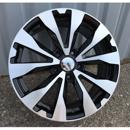 R18x7 5X114.3 ET 48 56.1 FE117 Black Polished (MB) For SUBAR (K7)