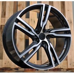 R19x8 5X108 ET 45 63.3 FE161 (IN5356) Black Polished Half Matt (MBHM) For VOLVO (K7)