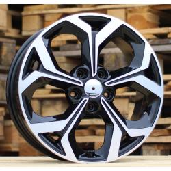 R17x7 5X114.3 ET 53 67.1 FE175 Black Polished (MB) For KIA (P+Z5) ())