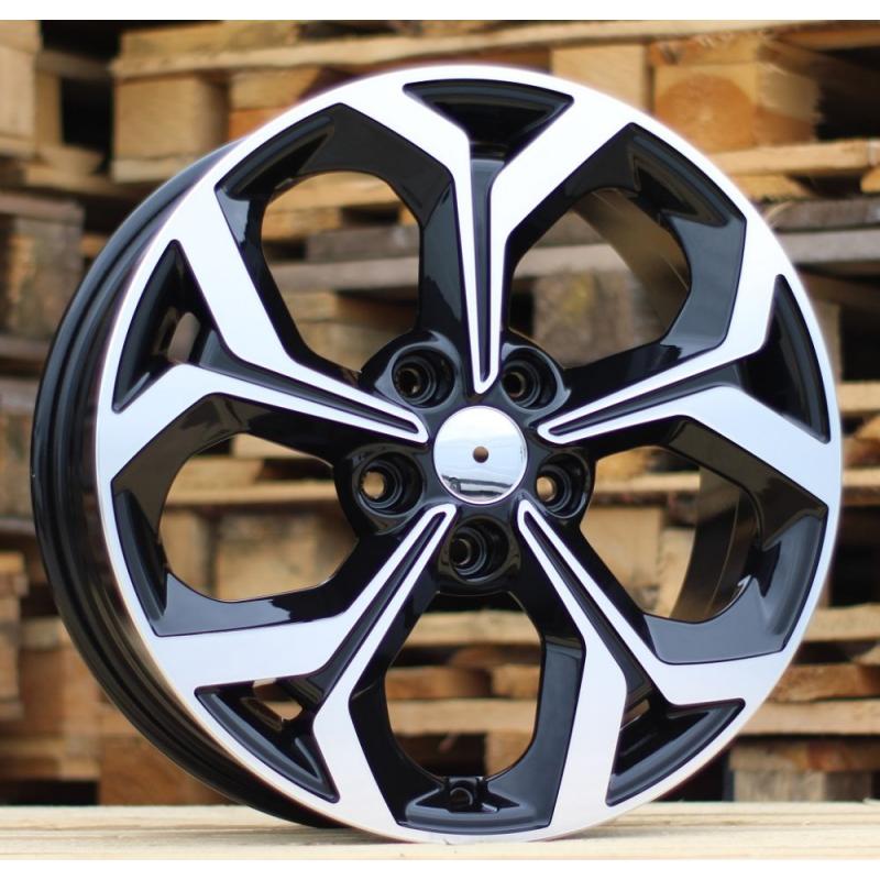 R16x6 5X114.3 ET 46 67.1 FE175 Black Polished (MB) For KIA (Z5) R16x6 5X114.3 ET 46 67.1 FE175 Black Polished (MB) For KIA (Z5)