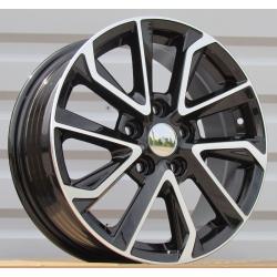 R16x6.5 5X114.3 ET 45 60.1 FE177 Black Polished (MB) For TOYOT (K7)
