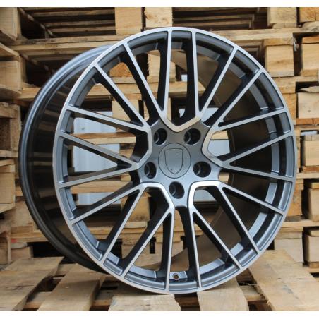 R20x10.5 5X130 ET 64 71.6 FE179 Grey Polished+Powder Coating (MGPC) For PORCH (K4) ((AKC 115 Eur))