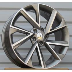R18x7.5 5X112 ET 43 57.1 FE181 (IN0262) Grey Polished (MG) For SKODA (K7)
