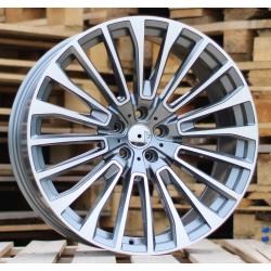R22x9.5 5X112 ET 32 66.6 FE222 Grey Polished+Powder Coating (MGPC) For BMW (K3) ((Front+Rear) X7)