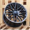 R21x10 5X112 ET 62.5 66.6 FE230 Black Half Matt+Polished Lip (BLHMPL) For MER (N2) (REAR+FRONT)