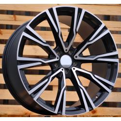 R21x10.5 5X112 ET 43 66.6 FE241 Black Polished (MB) For BMW (+40 Eur) ((AKC 150 Eur))