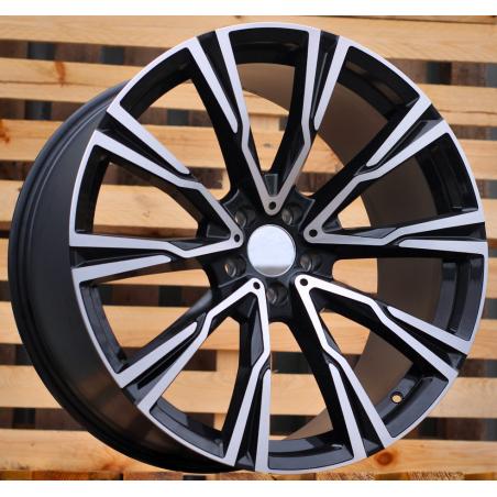 R21x10.5 5X112 ET 43 66.6 FE241 Black Polished (MB) For BMW (+40 Eur) ((AKC 150 Eur))