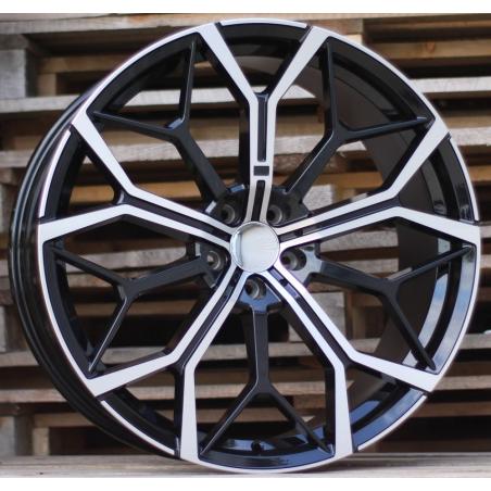 R22x10.5 5X112 ET 43 66.6 FE245 Black Polished (MB) For BMW (P2) ((AKC 120 Eur))