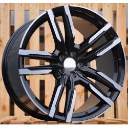 R21x10.5 5X112 ET 43 66.6 FE246 Black Polished (MB) For BMW (P2) ((AKC 150 Eur))