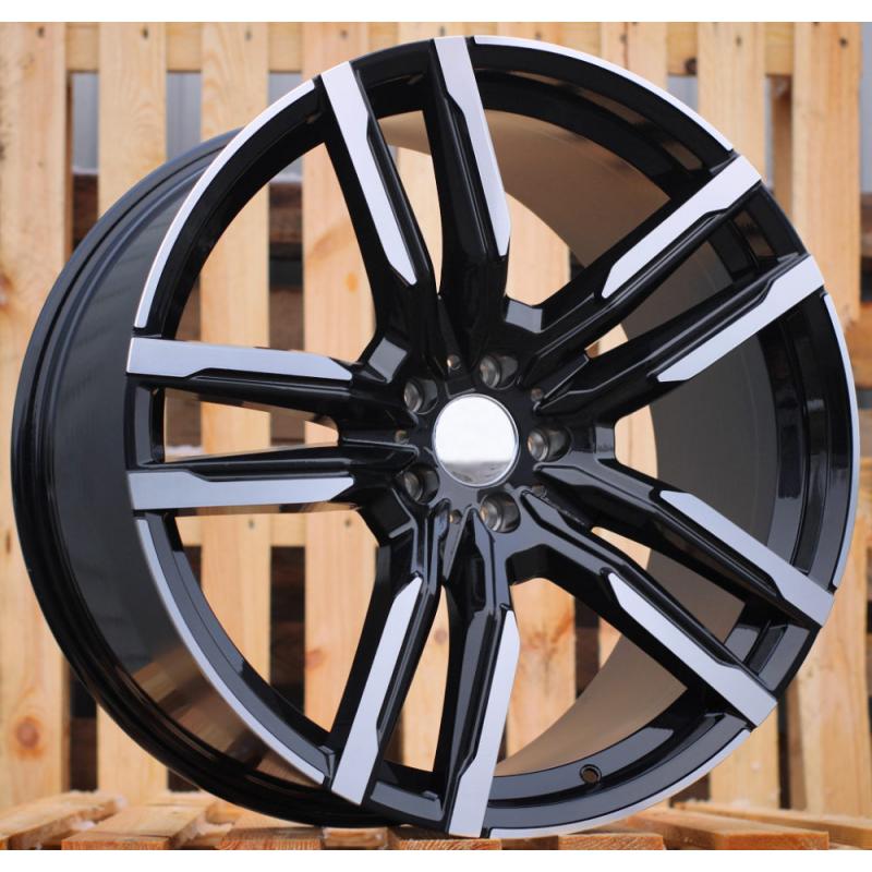 R21x10.5 5X112 ET 43 66.6 FE246 Black Polished (MB) For BMW (P2) ((AKC 150 Eur)) R21x10.5 5X112 ET 43 66.6 FE246 Black Polished (MB) For BMW (P2) ((AKC 150 Eur))