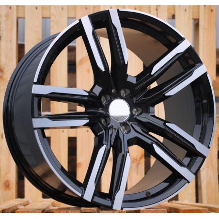 R21x10.5 5X112 ET 43 66.6 FE246 Black Polished (MB) For BMW (P2) ((AKC 150 Eur))