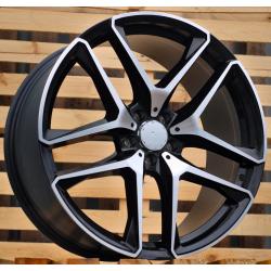 R21x10 5X112 ET 54 66.6 FE247 (IN5528) Black Polished (MB) For MER (P1+K7) (REAR+FRONT)