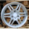 R15x4.5 3X112 ET 20 57.1 FR264 Silver+Polished Lip (SP) For SMART (L5) (Front)