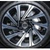 R19x9.5 5X112 ET 51 66.6 H3141F Black Polished (MB) For MER (K7) (HYBRID FORGED Rear+Front)