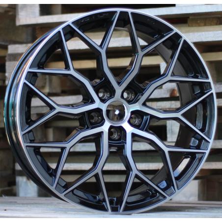 R19x8.5 5X112 ET 40 66.6 H4101 (BY1920) Black Polished (MB) For RACIN (Z2+Z3) (Style Vossen)