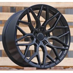 R19x8.5 5X120 ET 33 72.6 H4101 (BY1920) Black Half Matt (BLHM) For RACIN (Z2) (Rear+Front Style Vossen)