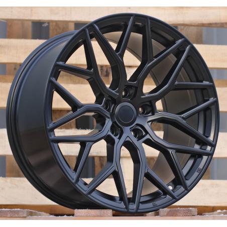 R19x8.5 5X120 ET 33 72.6 H4101 (BY1920) Black Half Matt (BLHM) For RACIN (Z2) (Rear+Front Style Vossen)