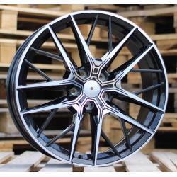 R19x8 5X112 ET 50 66.6 H5080 Black Polished (MB) For BMW (P1) (BMW 1(F40)/ 2(F44))
