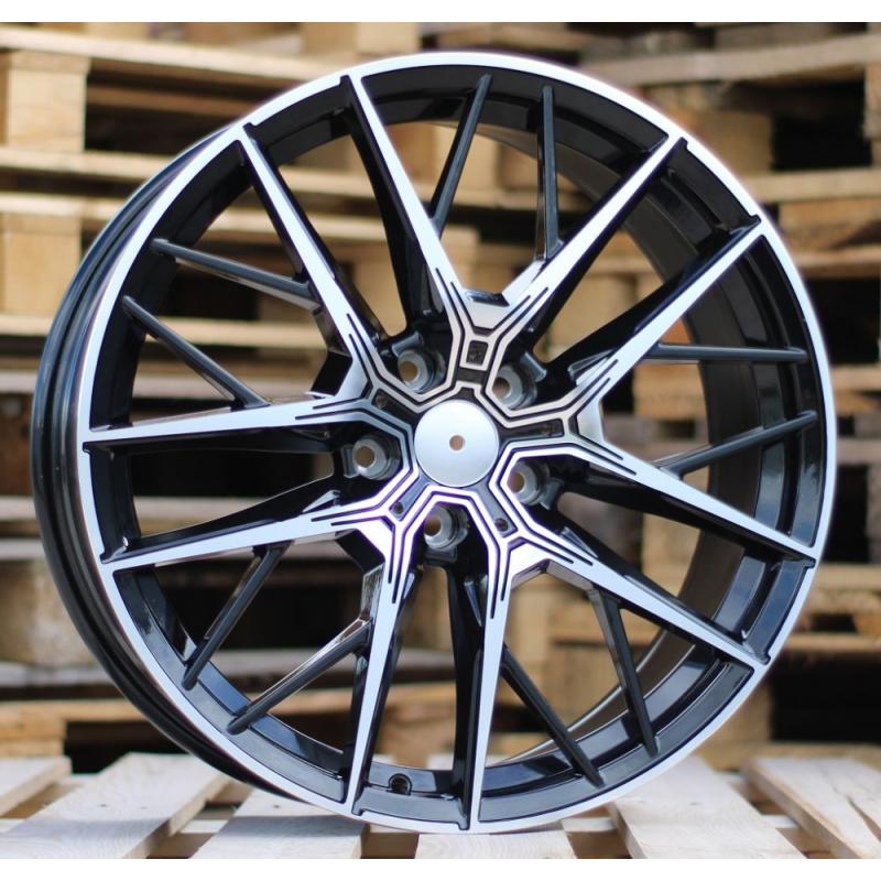 R19x8 5X112 ET 50 66.6 H5080 Black Polished (MB) For BMW (P1) (BMW 1(F40)/ 2(F44)) R19x8 5X112 ET 50 66.6 H5080 Black Polished (MB) For BMW (P1) (BMW 1(F40)/ 2(F44))