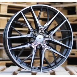 R17x7.5 5X112 ET 28 66.6 H5080 (A5593) Black Polished (MB) For BMW (P)