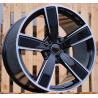 R22x9.5 5X130 ET 46 71.6 H5082 (ZLRGW400) Black Polished (MB) For PORCH (K3) (FORGED (Rear+Front))