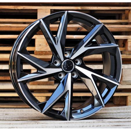 R20x9 5X112 ET 33 66.5 I5491 Black Polished (MB) For AUD (Z5)