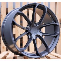 R22x11.5 5X130 ET 61 71.6 H5084 (3S5985) Gun Metal Half Matt (GMHM) For PORCH (K4) (HYBRID FORGED (Rear+Front))
