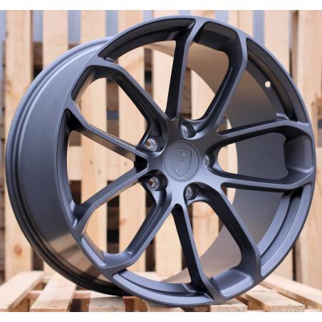 R22x11.5 5X130 ET 61 71.6 H5084 (3S5985) Gun Metal Half Matt (GMHM) For PORCH (K4) (HYBRID FORGED (Rear+Front))