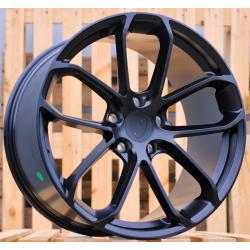 R22x10 5X130 ET 48 71.6 H5084 (3S5985) Black Half Matt (BLHM) For PORCH (K4+P) (HYBRID FORGED (Rear+Front))