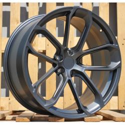 R21x10 5X112 ET 19 66.5 H5084 (CTRGW592) Grey Polished Matt (MGM) For PORCH (K3) (FORGED (Rear+Front))