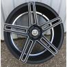 R20x8.5 5X120 ET 35 74.1 H5249 (G526) Black Half Matt+Polished Lip (BLHMPL) For RACIN (K7) ((AKC 115 Eur)Milling (Rear+Front))