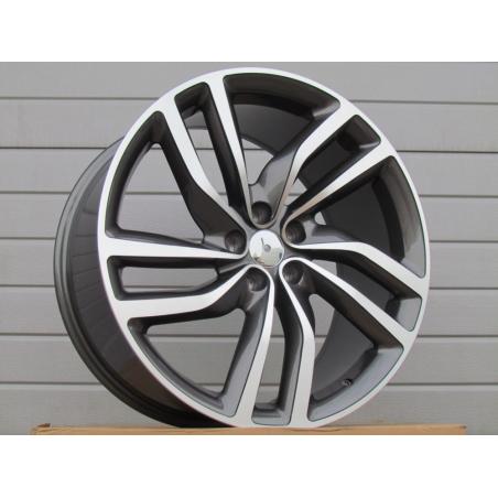 R20x8.5 5X108 ET 40 63.3 HE721 Grey Polished (MG) For JAGUAR (P1)