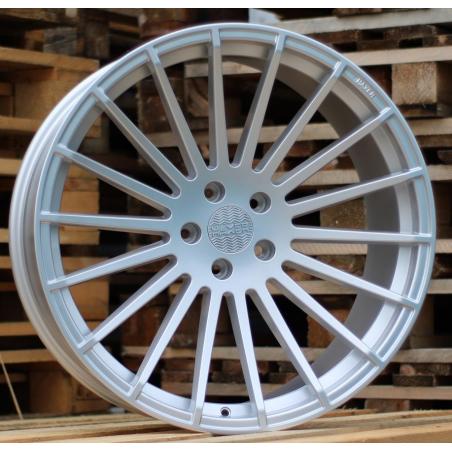 R22x10.5 5X112 ET 38 66.6 HX010 (E25422A513S) Silver (SI) For HAXER (K4) (Rear+Front)