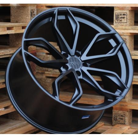 R22x10 5X120 ET 40 74.1 HX011 (E255221003S) Black Half Matt (BLHM) For HAXER (K4+P2) (Front+Rear)