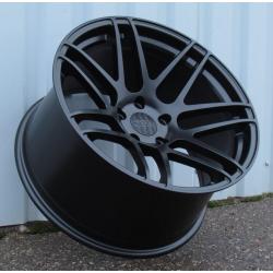 R19x10 5X120 ET 15 74.1 HX020 (SSA04) Black Half Matt (BLHM) For HAXER (Z4) (Rear+Front)
