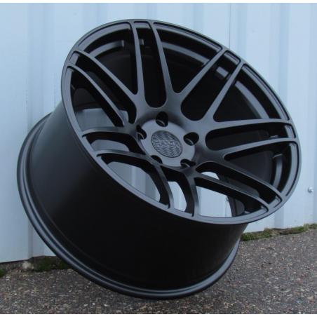 R19x10 5X120 ET 15 74.1 HX020 (SSA04) Black Half Matt (BLHM) For HAXER (Z4) (Rear+Front)