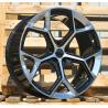 R19x8.5 5X112 ET 32 66.5 I5598 Silver+Black (SIBL) For AUD (Z5) (Black Polished Mirror Spokes)