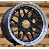 R18x9 10X120/112 ET 35 72.6 HX025 (HX025) Black Half Matt+Polished Lip (BLHMPL) For HAXER (Z1) (Rear+Front)