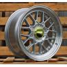 R17x8 10X112/120 ET 30 74.1 HX025 (LU1880) Silver+Polished Lip (SP) For HAXER (P1)