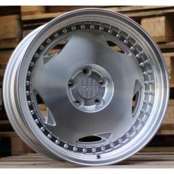 R16x9 5X112 ET 20 66.6 HX029 Polished Silver+Polished Lip (MSPL) For HAXER (K4) ((AKC 65 Eur))