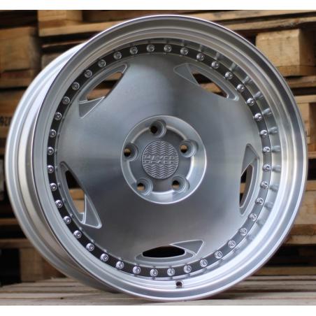 R16x9 5X112 ET 20 66.6 HX029 Polished Silver+Polished Lip (MSPL) For HAXER (K4) ((AKC 65 Eur))