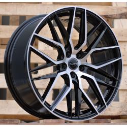 R18x8 5X108 ET 40 67.1 HX035 (B5902) Black Polished (MB) For HAXER (P)