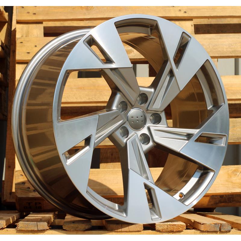 R19x8 5X112 ET 45 66.5 I5640 Grey Polished (MG) For AUD (P2) (NEW Model) R19x8 5X112 ET 45 66.5 I5640 Grey Polished (MG) For AUD (P2) (NEW Model)