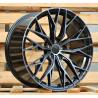 R20x9.5 5X112 ET 38 66.6 HX042 (IN0387) Black+Tinted Face (BLTF) For HAXER (K7)